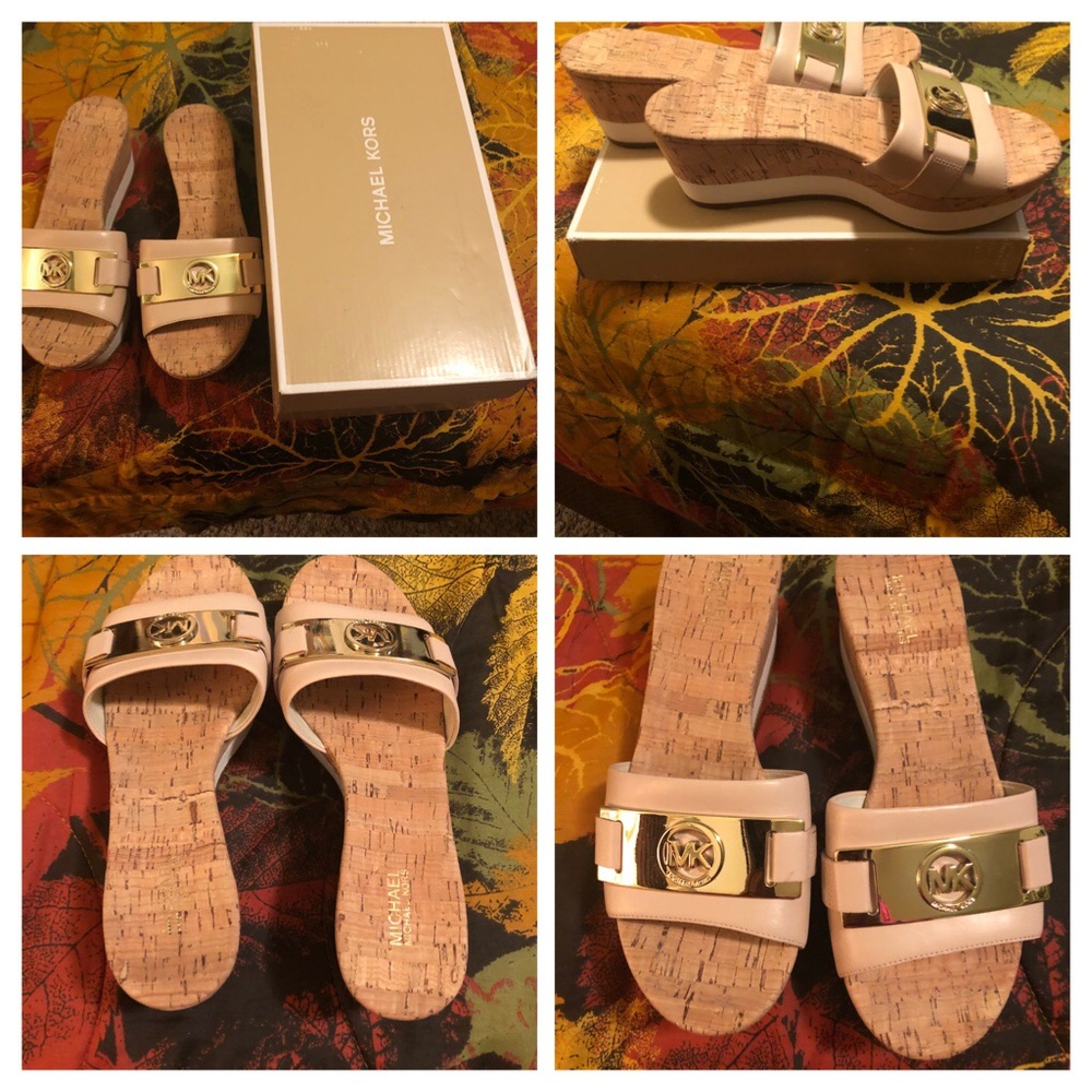 Michael Kors Leather Platform Shoes